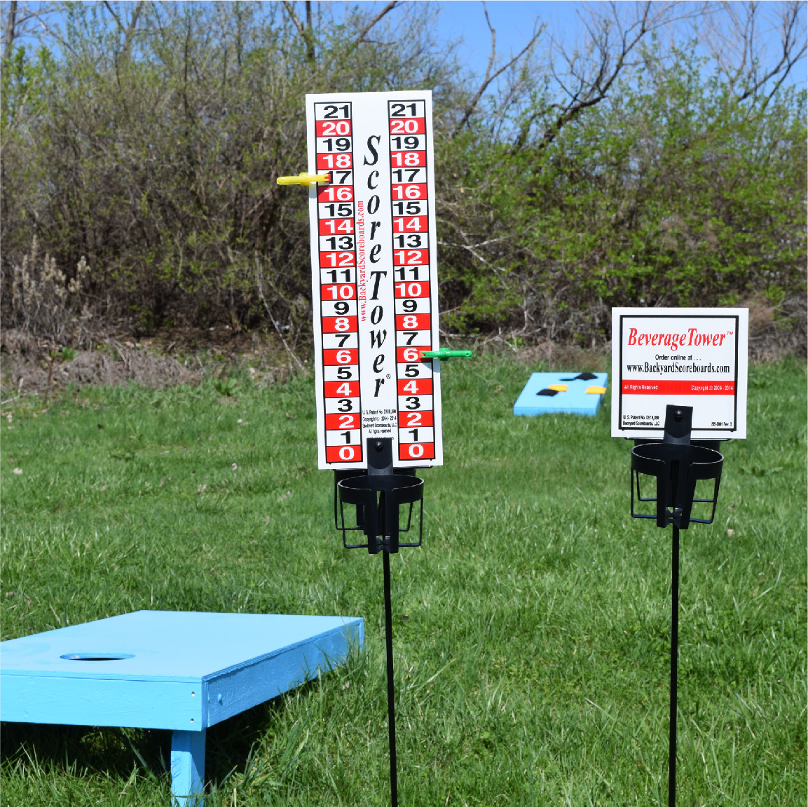 Cornhole Score Tower